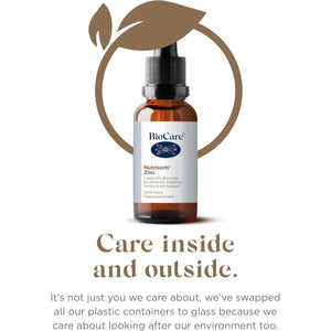 Biocare - Nutrisorb Liquid Zinc | Immunity, Cognitive Function, Fertility & Skin Health - 30Ml