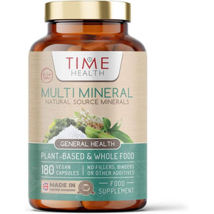 Daily Multi Mineral - Natural Source & Plant-Derived - Contains Ionic and Trace Minerals - Zero Additives - UK Manufactured - Pullulan (180 Capsule Bottle)