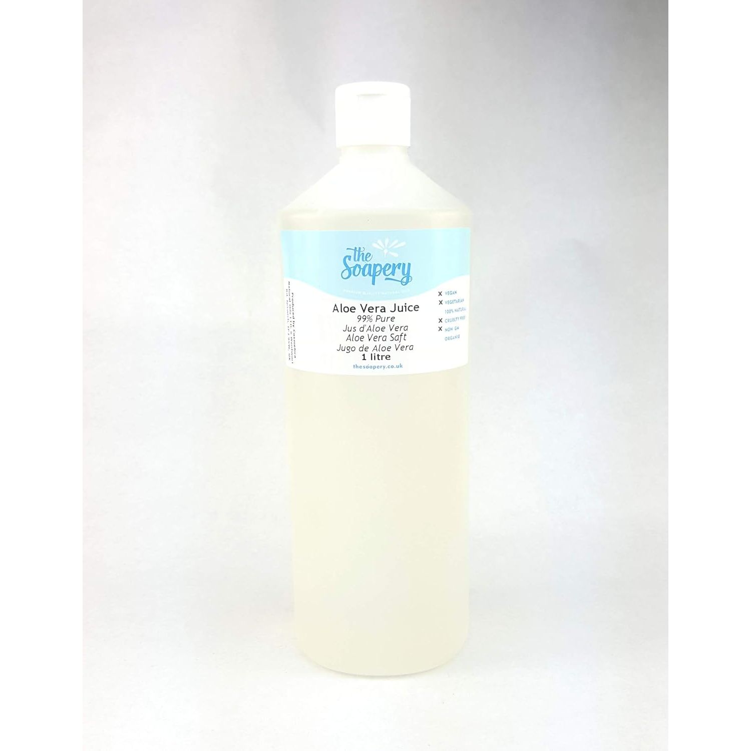 Aloe Vera Juice 1 Litre - 99% Pure Natural