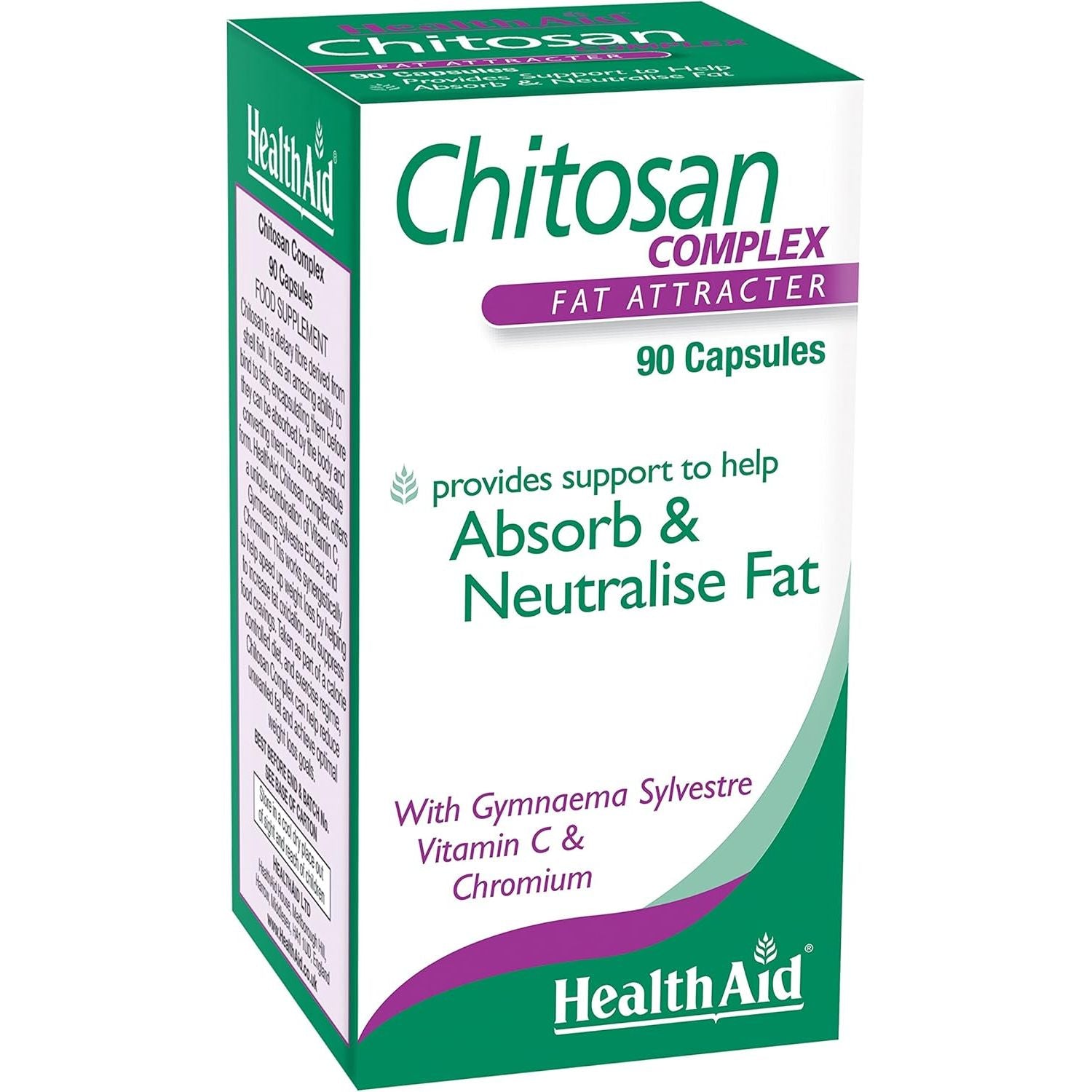 Healthaid Chitosan Complex - 90 Capsules