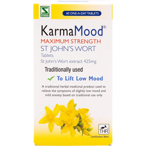 Schwabe Karmamood Maximum Strength - St John'S Wort Extract 425Mg - Traditional Herbal Medicinal Product - 60 Tablets