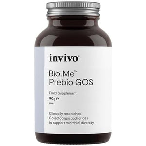 Invivo Bio.Me Prebiotic GOS Powder (90G - 45 Servings per Pack) - Galactooligosaccharides Prebiotic Fibre Supplement to Support Microbial Diversity - Soluble Heat Stable Fibre Powder - Non-Gmo, GMP