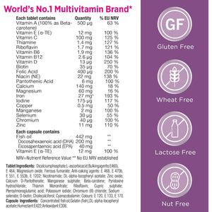 Centrum Pregnancy Vitamins for Women, Pregnancy Vitamins with DHA, Omega 3 and Folic Acid, 60 Count, 30 Day Supply