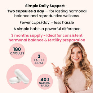 Inositol Supplement for Women (180 Capsules) 3 Month Supply | Myo-Inositol & D-Chiro 40:1 with Folic Acid & Vitamin D | PCOS, Hormone Balance, Pre Conception Fertility & Ovulation Support