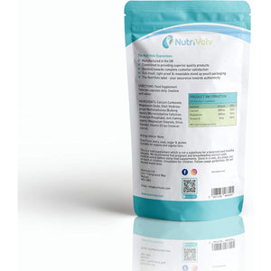 Calcium Magnesium & Vitamin D High Strength Vegan Capsules Strengthen Bones & Teeth & Joints Support | 90 Capsules