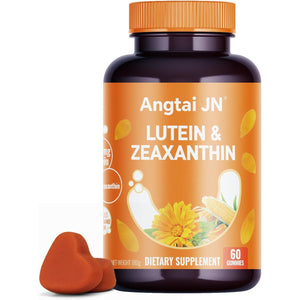 Lutein Gummies (60 Count) Eye Health Supplement with Zeaxanthin & Vitamin a – Orange Flavor, Blue Light Protection, Supports Vision Care for Adults & Kids – Vegan, Non-Gmo, Gluten Free