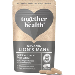 Organic Lions Mane | High Strength 9200 Mg | 20:1 Dual Extract | Full Spectrum | 100% Fruiting Bodies | Guaranteed 40% Polysaccharides & 30% Beta-Glucans | Guaranteed Hericenones | Additive Free