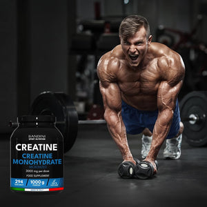 Bandini® Creatine Monohydrate Powder 1Kg/1000G | Pure Creatin Micronised | Improve Training, Sport, Gym, Pre Workout, Physical Performance and Recovery | Muscle Power & Strength | 100% Vegan | Non-Gmo