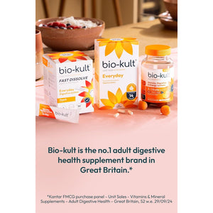 Bio-Kult Boosted Extra Strength Gut Health| 14 Strains | Probiotics for Women & Men | Immune & Digestive Support | Shelf-Stable, Non-Gmo, Gluten-Free | 60 Capsules