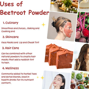 Herbs Botanica Beetroot Extract Powder 5.3 Oz, 150 GMS Nitric Oxide Booster, Boost Stamina and Increases Energy, Beet Root Powder Natural