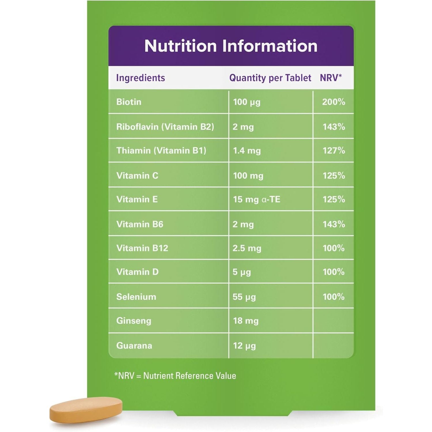 Seven Seas Complete Multivitamins Adult with Vitamin C, Vitamin D, Zinc plus Energy Release Complex 1 with Vitamins B6 and B12, 28 Tablets, 4-Week Supply
