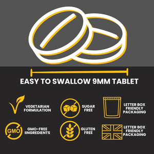 VYTALIVING 2500Mg High Strength Turmeric Tablets with Honey & Vitamin C, Turmeric Supplements, Herbal Food Supplement for Joint Function & Immune System Health | 60 Tablets