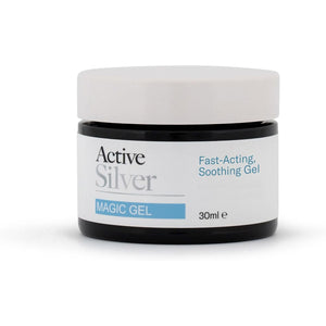Active Silver Colloidal Silver Magic Gel (30Ml), Multipurpose Aloe Vera Gel with Colloidal Silver at 25Ppm, Use in the Home or as Part of Your Travel Kit