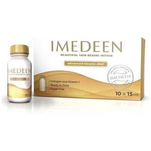Imedeen Advanced Beauty Collagen Shot - Collagen, Beauty & Skin Supplement - 10 X 15Ml Shots - Contains 2500Mg of Collagen and Vitamin C - Collagen Supplements for Women
