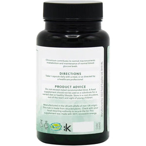 Chromium Picolinate | 200Mcg of Chromium Picolinate per Capsule | 60 Vegan Capsules | G&G Vitamins