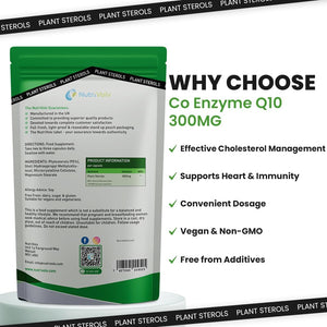 Plant Sterols 800Mg Vegan Healthcare Supplements for Heart, Maintains Cholesterol Level and Effectively Boosts Immunity - 90 Capsules