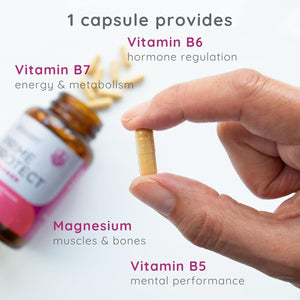 Wassen Prime Protect 50+ Women | 90 Vegan Capsules | Multivitamin for Women | Menopause Supplements for Hormone Balance for Women | Vitamin for Women over 50 Multivitamins | Hormonal Balance for Women