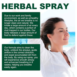 Herbal Lung Cleanse, Mullein Leaf Extract for Lungs, Lignosus for Lungs, Lung Cleansing Spray Natural Respiratory Cleanse & Breathe Spray Lung Exerciser Organic Plant Extracts 30Ml