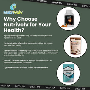 Green Tea Tablets Pure Vegan Weight Loss Pills 9000Mg Keto Diet Slimming Supplements for Men and Women Gluten-Free & Metabolism Booster — Pack of 120