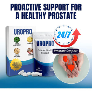 Pumpkin Seed Oil Capsules for Prostate Support – Uropro Men'S Supplement with Selenium – Prostate Supplements for Men UK – Natural Prostate Health Formula