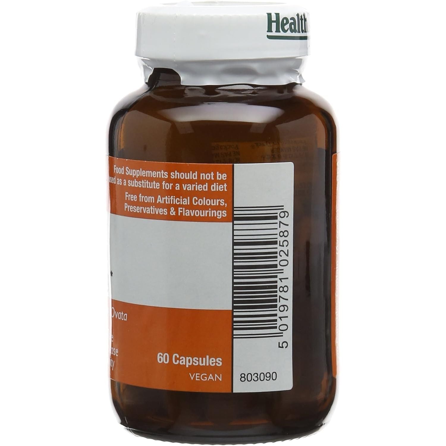 Healthaid Psyllium Husk, Fibre, 1000Mg 60 Vegan Capsules