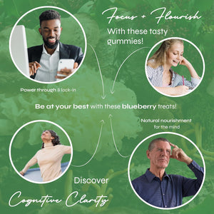 Known Delicious Lion'S Mane Gummies - 1000Mg Lion'S Mane Mushroom - Natural Blueberry Flavour - 60 Vegan Gummies, 1 Month Supply