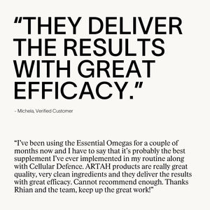 ARTAH Essential Omegas – High Strength Marine Omega‑3 (EPA 1000 Mg + DHA 500 Mg) – 60 Friend‑Of‑The‑Sea Certified Fish Oil Softgels – Brain, Heart, Skin & Inflammation Support