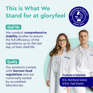 Hyaluronic Acid + Collagen - 90 Capsules with Biotin, Vitamin C from Acerola, Zinc, Selenium & Bamboo Extract - Hair, Skin and Nail Complex for Women & Men - Supplements Made in Germany