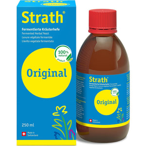 Strath Original Liquid Herbal Health Tonic - 61 Vital Nutrients, Vitamins, Minerals & Amino Acids, Swiss Made Natural Supplement Yeast, Daily Nutritional & Digestion Support Multivitamins for Adults