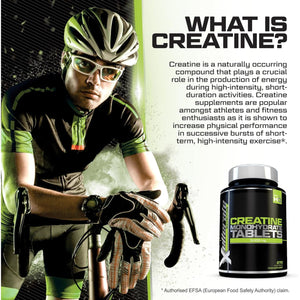 Creatine Monohydrate Tablets 3000Mg - 270 Vegan Tablets - 3 Month Supply - Pre Workout Energy Supplement for Men & Women - Powder & Capsules Alternative - Made in the UK - Xellerate Nutrition