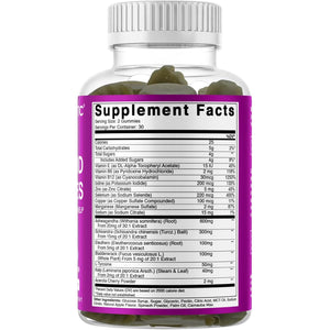 Vitamatic Vegan Thyroid Support Gummies with Iodine & Kelp - 60 Count - Improve Your Energy & Increase Metabolism - Plant Based