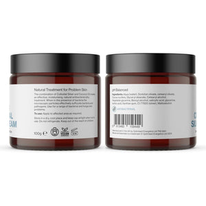 Benatural Essentials Premium Colloidal Silver Cream 100G | All Natural Cream | Antibacterial & Antifungal | PH Balanced | Manufactured in the UK