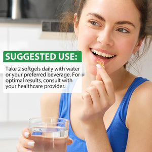 Wild Oil of Oregano Softgels 2 In1 6,000 Mg Oregano Oil with Black Seed 120 Softgels Easy to Swallow for Enhancing Immune System & Bone Health