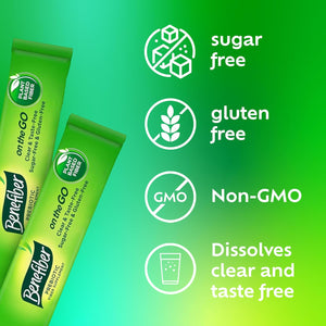 Benefiber 302805 Fiber Supplement Powder Stick Packs for Digestive Health, 28 Sticks, 3.92 Ounces