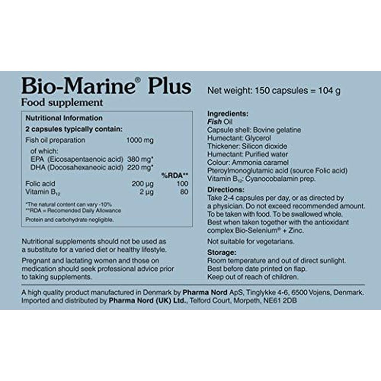 Pharma Nord Bio-Marine plus 150 Capsules