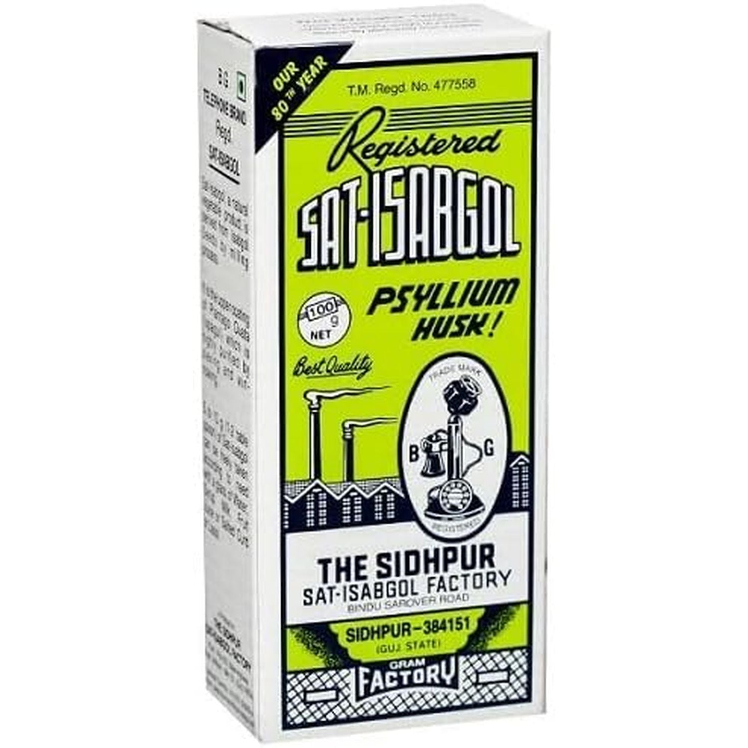 Sat-Isabgol (Psyllium Husk) 100G (Pack of 3)