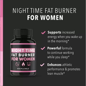 Night Formula 𝐅𝐚𝐭𝐁𝐮𝐫-𝐧𝐞𝐫 for Women,Night Burner, Sleep & Relaxing,Intestinal Digestion