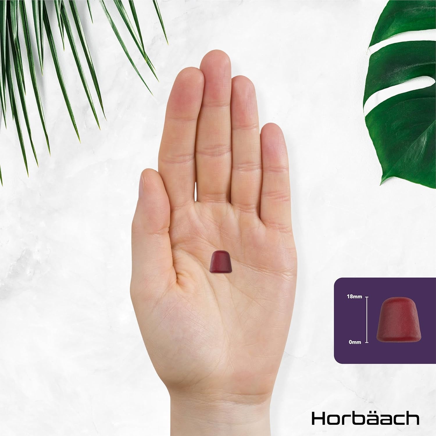 Teen Magnesium Gummies 90Mg | 60 Count | Elemental Mineral as 800Mg Magnesium Citrate | Berry Flavour Supplement Formulated for Teenagers | Vegan | by Horbaach