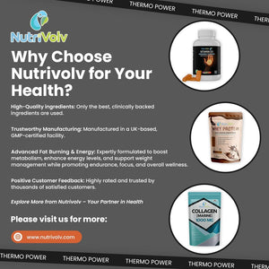 Thermopower 1000Mg | Thermogenic Fat Burner Increased Energy & Boost Performance | 60 Capsules