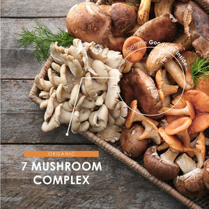 Organic Mushroom Complex 1575Mg - 90 Capsules - Reishi, Cordyceps, Lion'S Mane, White Fungus, Maitake, Shitake & Chaga (1 Month Supply) by Alpha01