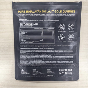 3000Mg Shilajit Gummies, Pure Himalayan Shilajit Gold Gummies for Men Women, 85+ Trace Minerals Rich in Ashwagandha, Gokshura Supports Energy Levels, Boosts Immune Function, 60 Gummes (1)