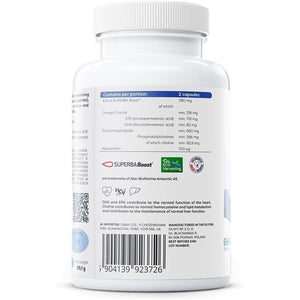 Osavi Super Krill Oil 1180 Mg – 120 Softgels | Omega-3 from Wild Antarctic Krill | Supports Heart, Brain & Liver Health | Rich in Choline & Phospholipids | Sourced from Antarctic Waters