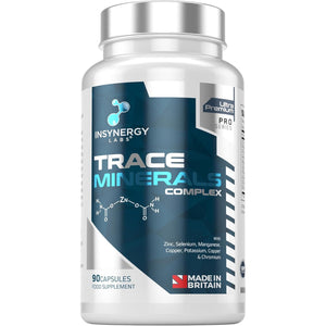Trace Minerals Complex (Maximum Dose in UK) 3 Month Supply, Trace Minerals Supplements - 90 Capsules Multimineral Tablets Zinc, Iodine, Selenium, Boron, Potassium, Copper