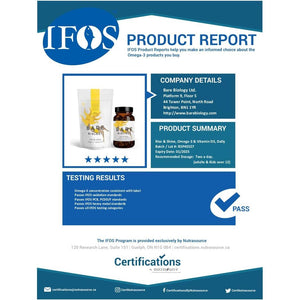 Bare Biology Omega 3 + Vitamin D3 - Rise & Shine Capsules (30 Servings) Pure Fish Oil EPA 755Mg DHA 377Mg plus High Strength D3 Vitamin 1000IU, Immune System Booster