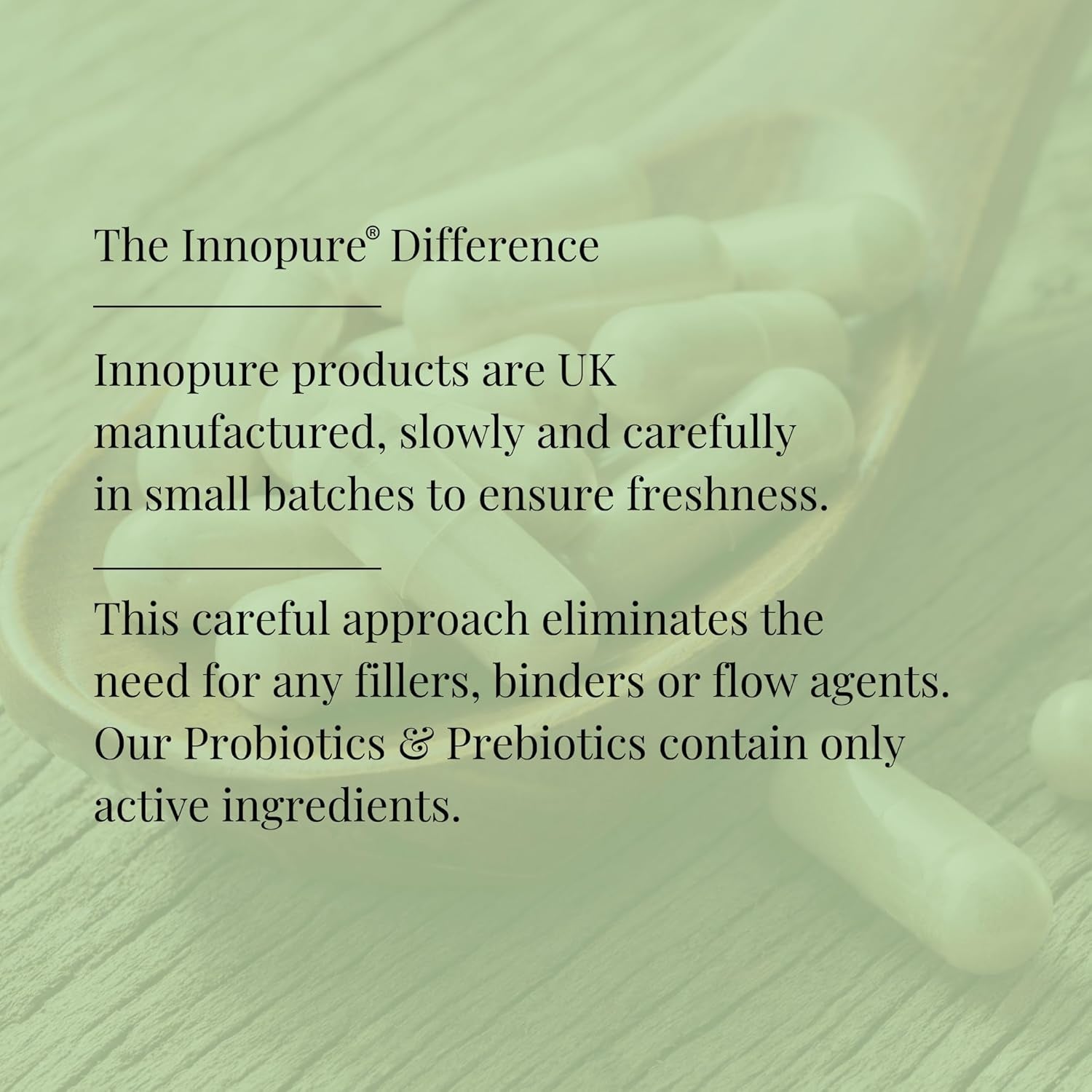 INNOPURE Acidophilus Probiotic & Prebiotic Supplements 120 Capsules (Pure-Fill) No Fillers or Binders - Lactobacillus Acidophilus Complex for Gut & Digestive Health, 5 Billion CFU - UK Made