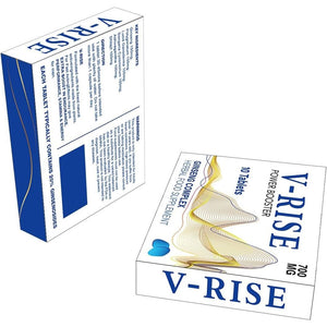 V-RISE Blue-New Stronger for Longer Formula for Men - Ultra Strong Performance Enhancing Pills, Stamina Endurance Booster Blue Supplement Pills for Men - 10 Ginseng Tablets 700MG
