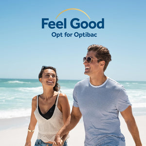 Optibac Probiotics Travel Abroad - Highly Researched Vegan Digestive Probiotic Supplement - Expertly Formulated for Travel & a Range of Climate Conditions - with Saccharomyces Boulardii - 20 Capsules