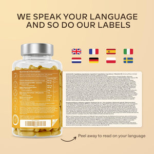 Turmeric and Black Pepper Capsules with Ginger Root Extract - Not Turmeric Tablets - 95% Curcumin Extract, Ginger & Piperine - 180 Capsules - 3 Months Supply - Vegan