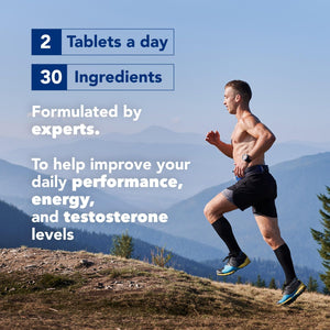 Bioman: Support Men Fertility, Sperm Quality, Testosterone Balance, Stamina & Overall Health 30+ Premium Ingredients | Grape Seed, Maca Root, Fenugreek Seeds & Selenium-30 Tablets