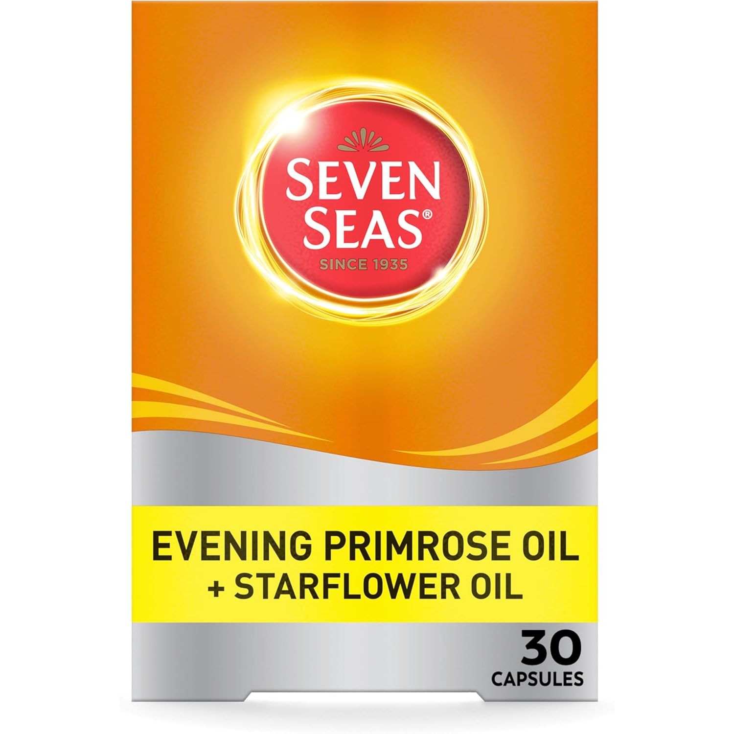 Seven Seas Evening Primrose Once a Day plus Starflower Oil 1000Mg 30 Capsules